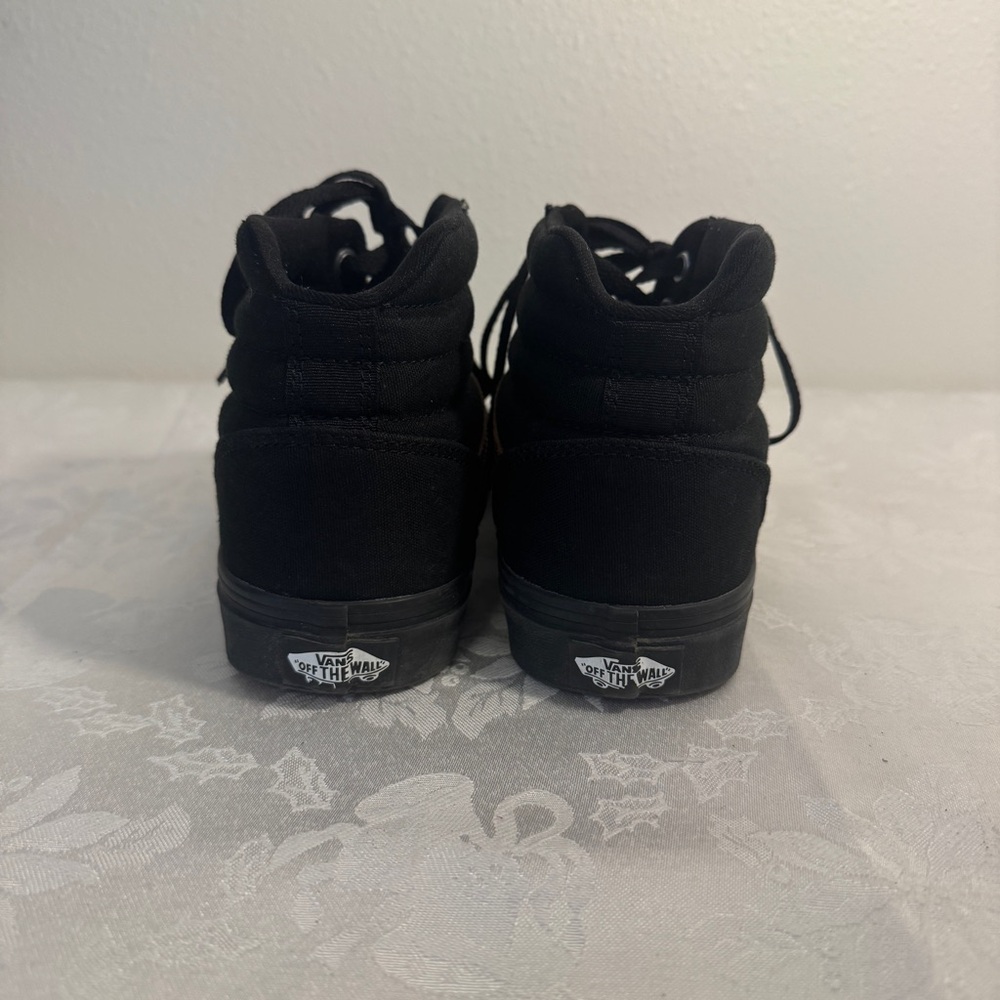 Vans Women's Black & Rose Gold Sneakers Ward Hi, Sk8-Hi, High-Top SZ 8 - Picture 4 of 9